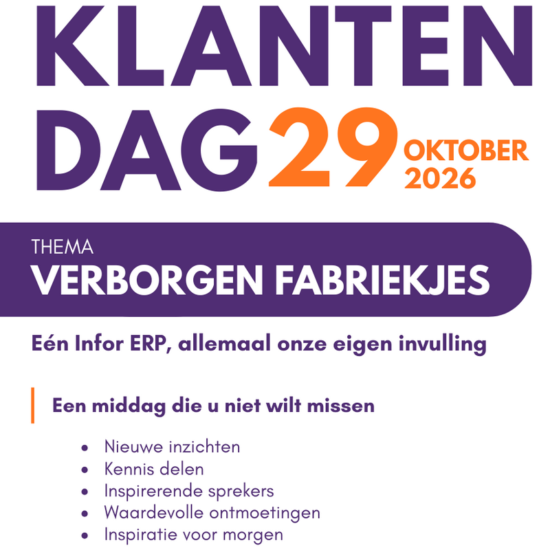 Antaras klantendag 29 oktober 2026